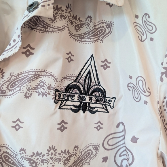 Patterned Eleven Paris Beige Jacket - Picture 2 of 11